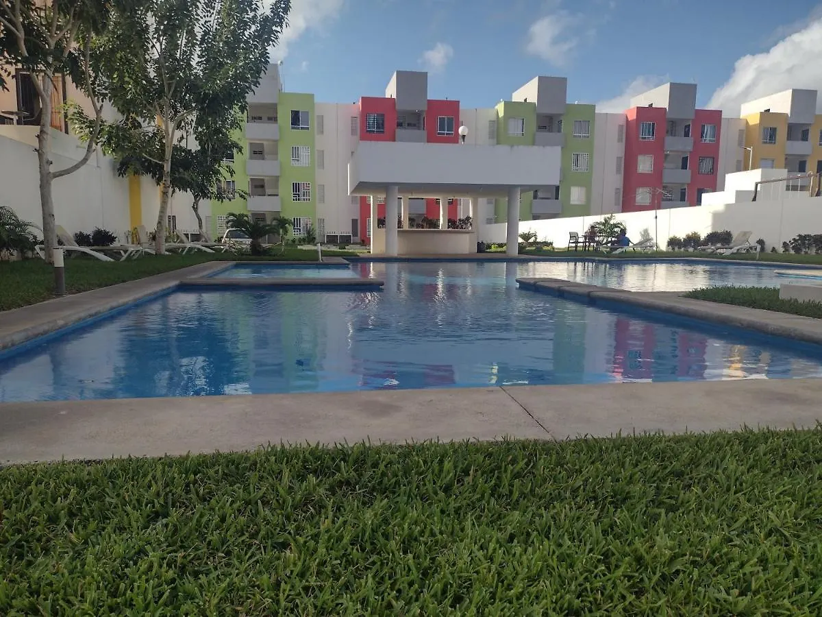 Departamento En Playa Del Carmen Con Piscina Lejlighed